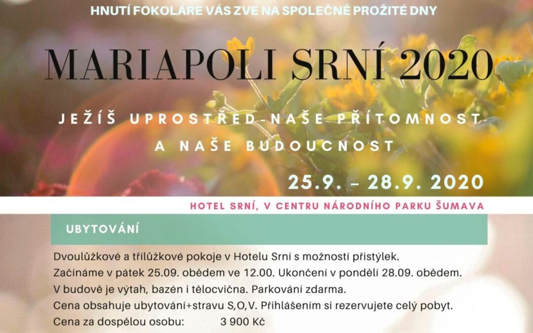 Mariapoli v Srní 2020