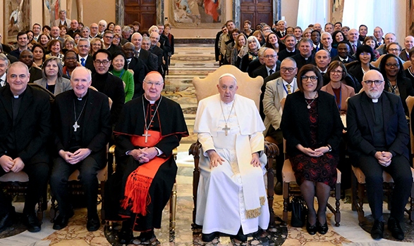 Audience členů Hnutí fokoláre u papeže Františka, 7. prosince 2023